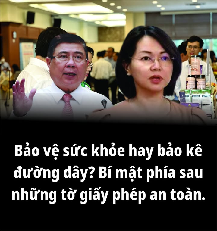 Bảo vệ sức khỏe hay bảo kê đường dây? Bí mật phía sau những tờ giấy phép an toàn.