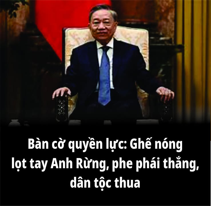 Bàn cờ quyền lực: Ghế nóng lọt tay Anh Rừng, phe phái thắng, dân tộc thua