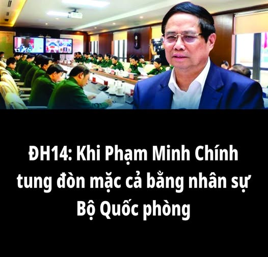 ĐH 14: Khi Phạm Minh Chính tung đòn mặc cả bằng nhân sự Bộ Quốc phòng