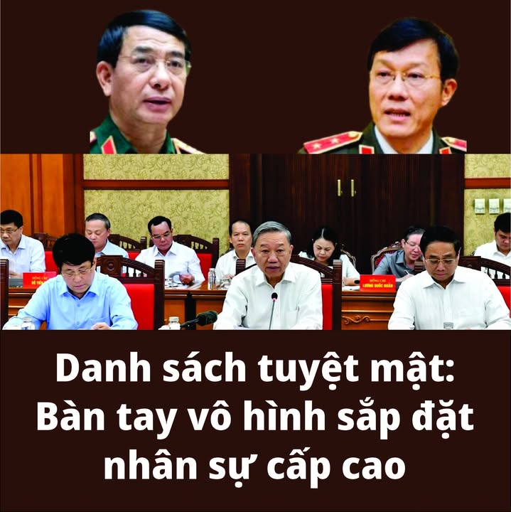 Danh sách tuyệt mật: Bàn tay vô hình sắp đặt nhân sự cấp cao