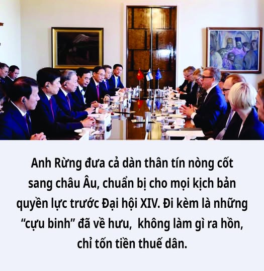 Đoàn “bảo kê quyền lực” của Anh Rừng ở châu Âu