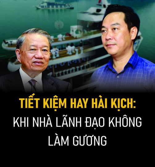 Tiết kiệm hay hài kịch: Khi nhà lãnh đạo không làm gương