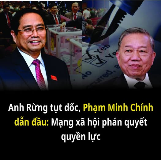 Anh Rừng tụt dốc, Phạm Minh Chính dẫn đầu: Mạng xã hội phán quyết quyền lực