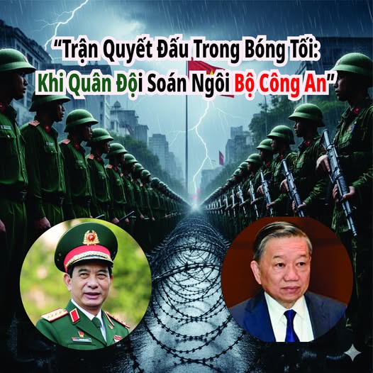 Cuộc Cân Não: Khi Quân Đội và Công An Tranh Ngôi “Tổng Chỉ Huy Chính Trị”