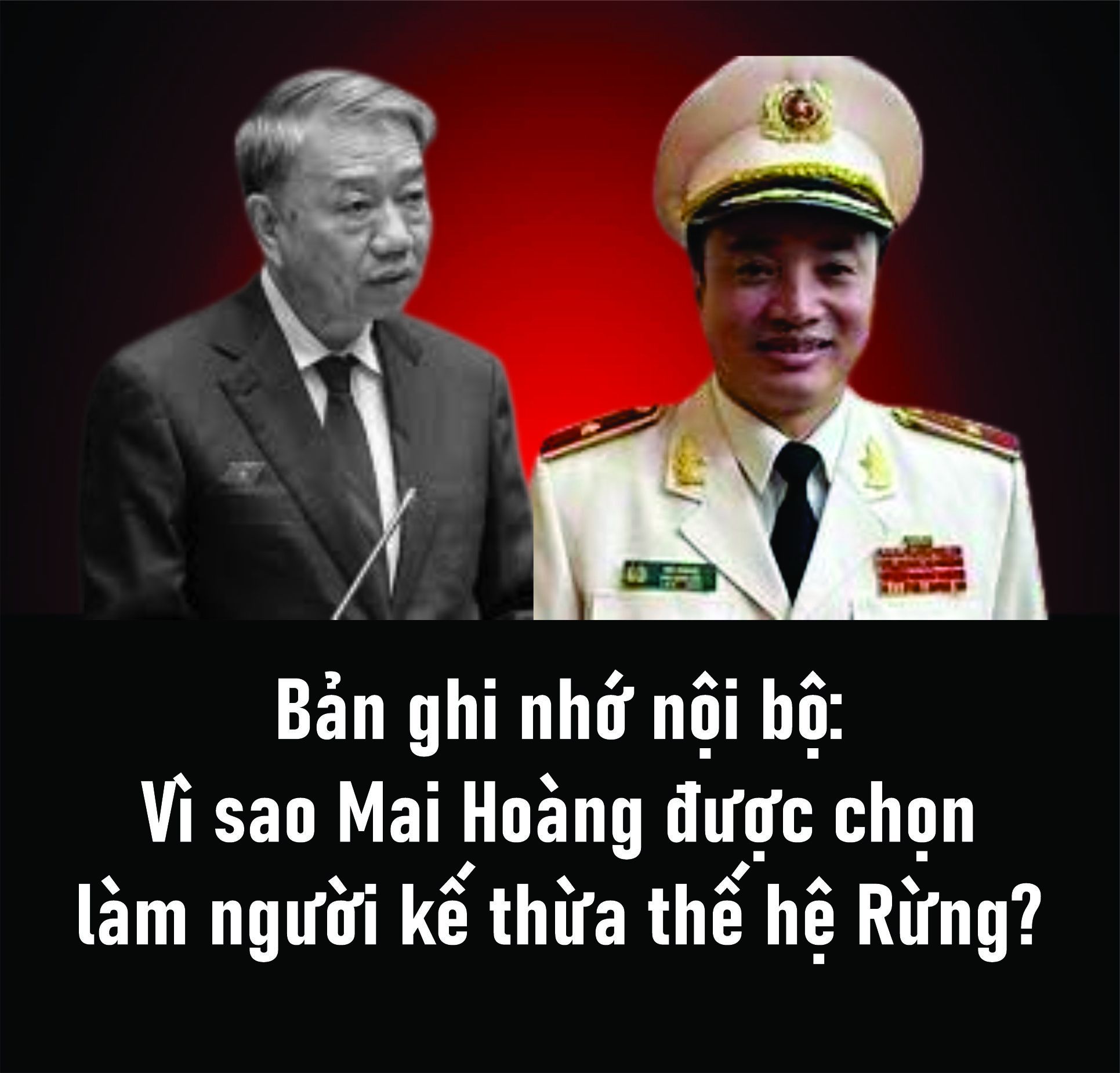 Bản ghi nhớ nội bộ: Vì sao Mai Hoàng được chọn làm người kế thừa thế hệ Rừng?